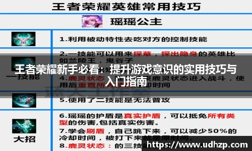 王者荣耀新手必看：提升游戏意识的实用技巧与入门指南